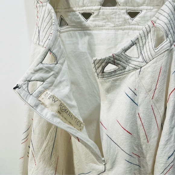 Free People New Romantics Olympic Flame Corset Cutout Boho Open Back Mini Dress - Picture 12 of 15